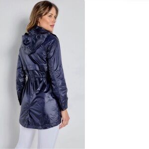 Anatomie Ramona Windbreaker Jacket - size XS - beautiful shimmery deep blue